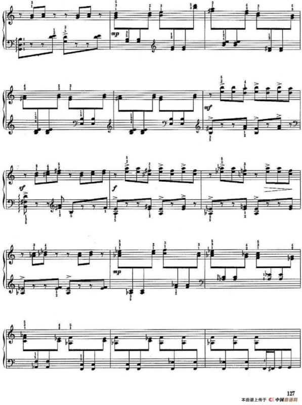 儿童组曲 快乐的节日（钢琴独奏）