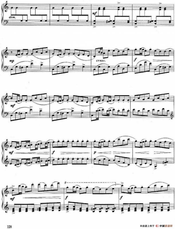 儿童组曲 快乐的节日（钢琴独奏）