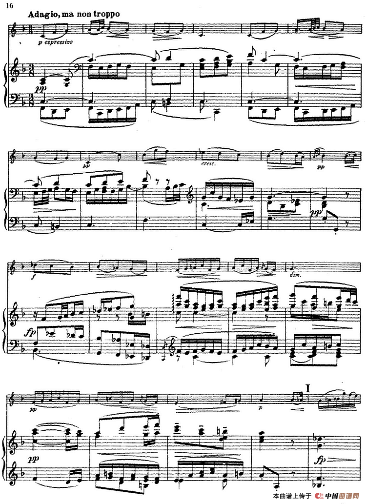 德沃夏克作品53号A小调协奏曲 （小提琴和钢琴）