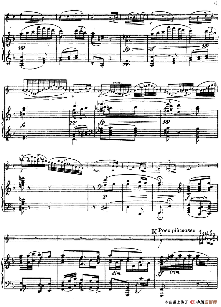 德沃夏克作品53号A小调协奏曲 （小提琴和钢琴）