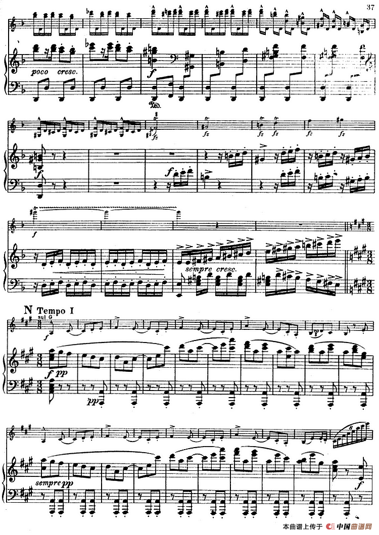 德沃夏克作品53号A小调协奏曲 （小提琴和钢琴）