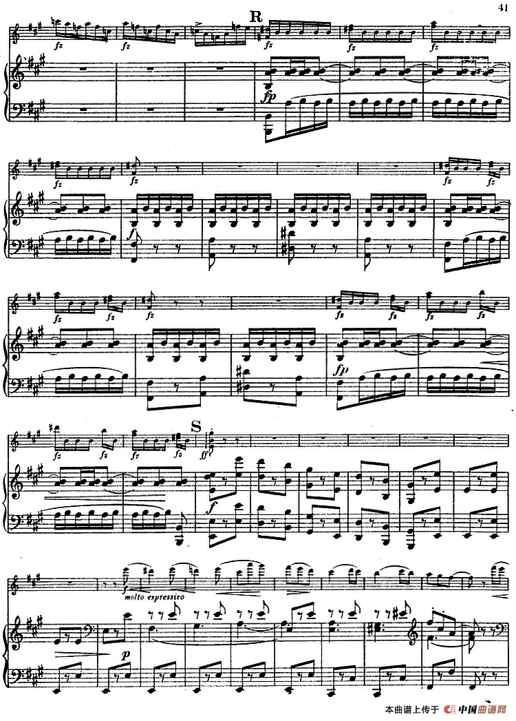 德沃夏克作品53号A小调协奏曲 （小提琴和钢琴）