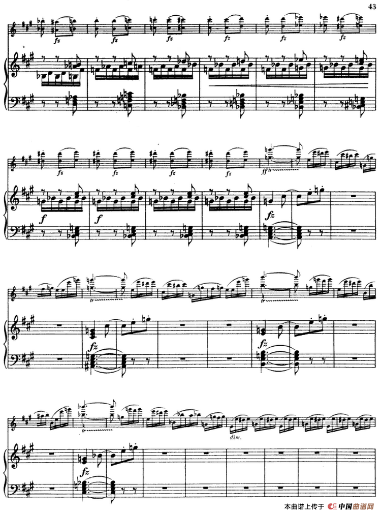 德沃夏克作品53号A小调协奏曲 （小提琴和钢琴）