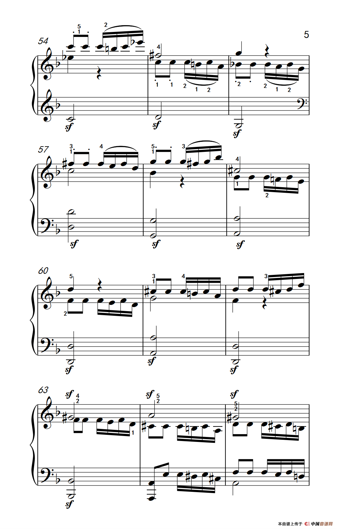 奏鸣曲 Opus 10 Nr.2 第三乐章（贝多芬奏鸣曲集 2）