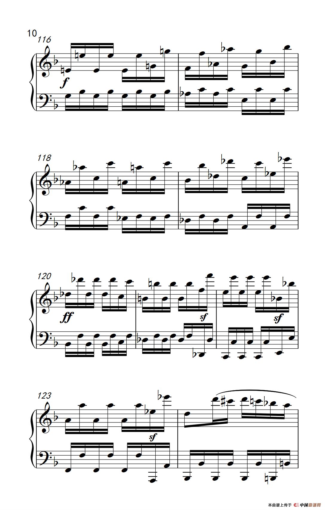 奏鸣曲 Opus 10 Nr.2 第三乐章（贝多芬奏鸣曲集 2）