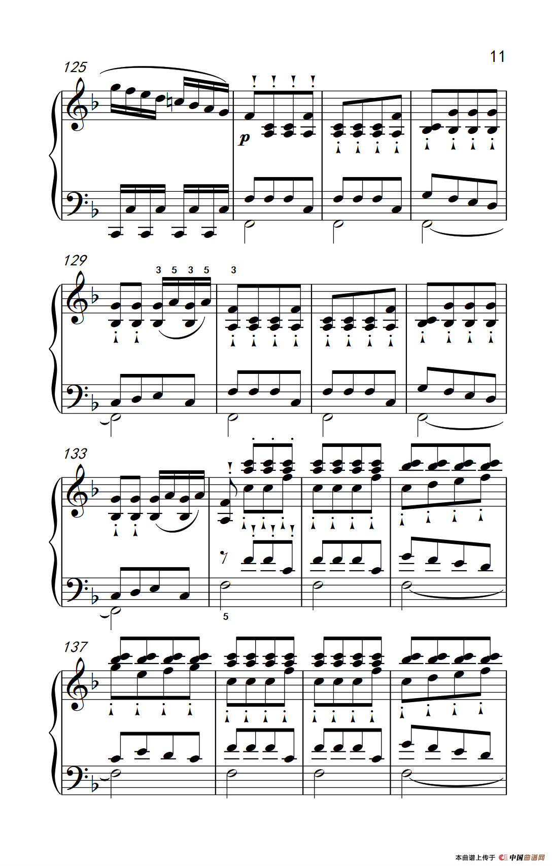 奏鸣曲 Opus 10 Nr.2 第三乐章（贝多芬奏鸣曲集 2）