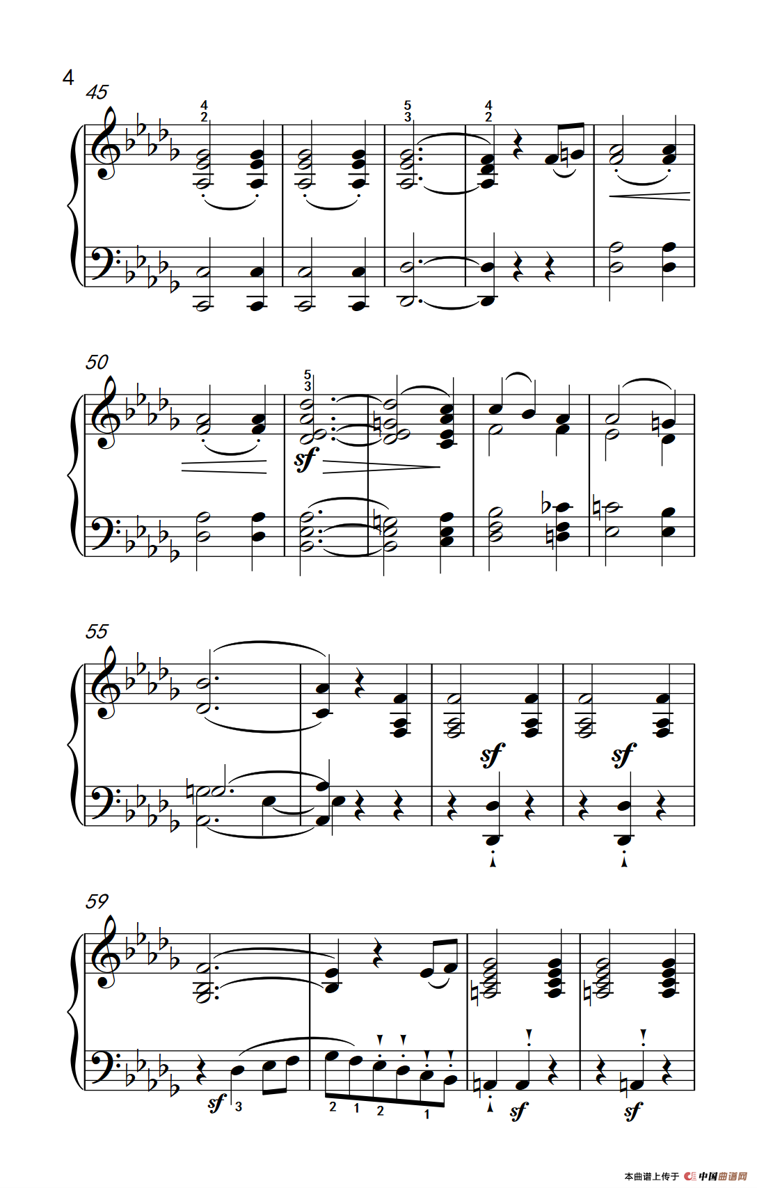 奏鸣曲 Opus 10 Nr.2 第二乐章（贝多芬奏鸣曲集 2）