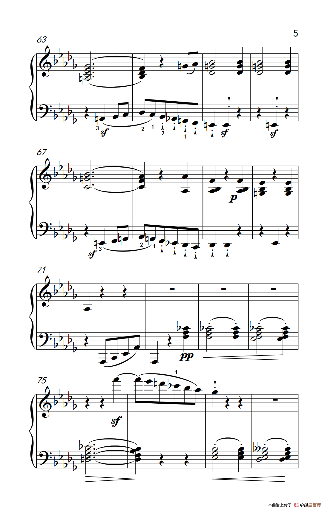 奏鸣曲 Opus 10 Nr.2 第二乐章（贝多芬奏鸣曲集 2）