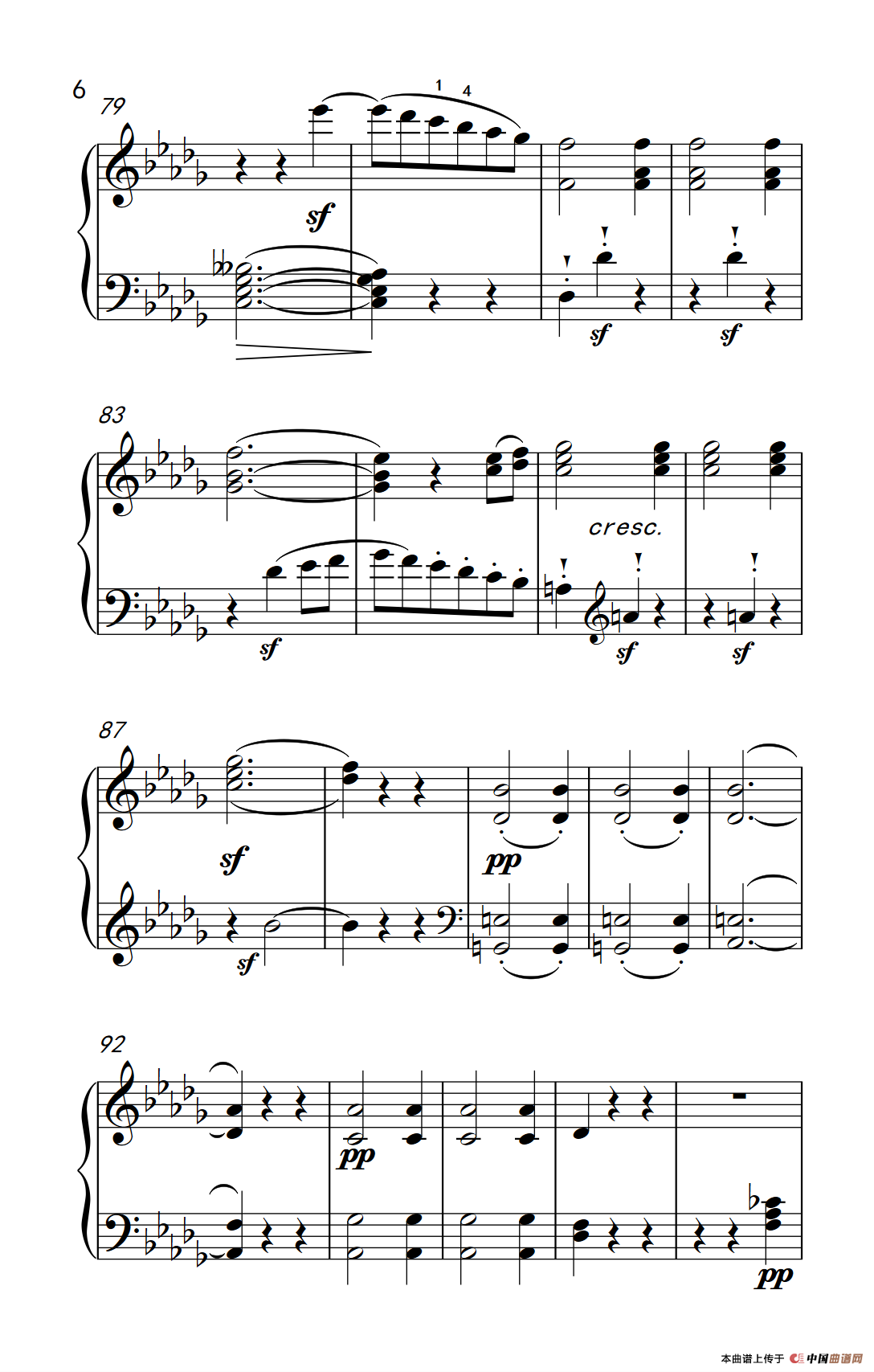 奏鸣曲 Opus 10 Nr.2 第二乐章（贝多芬奏鸣曲集 2）