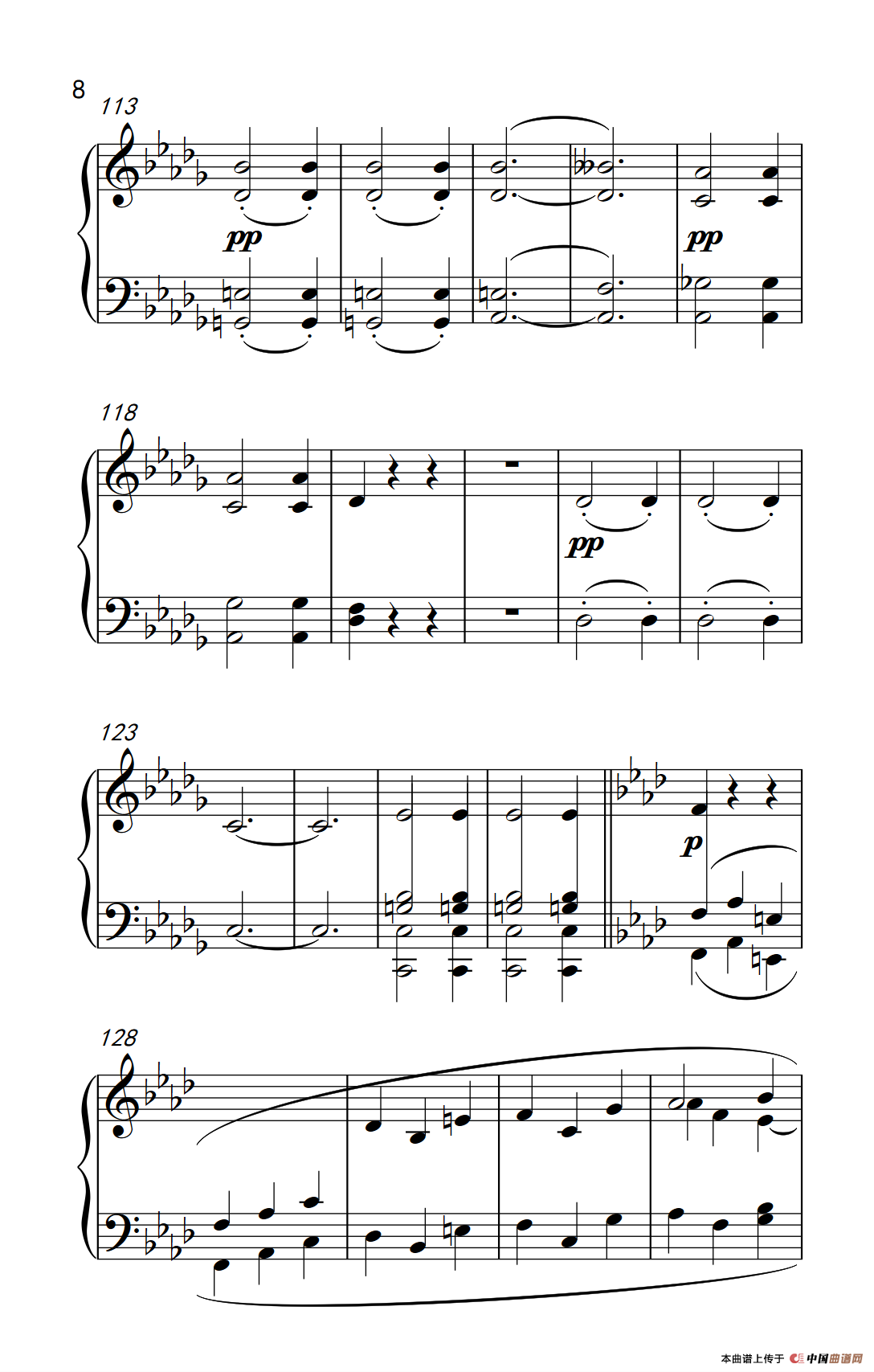 奏鸣曲 Opus 10 Nr.2 第二乐章（贝多芬奏鸣曲集 2）