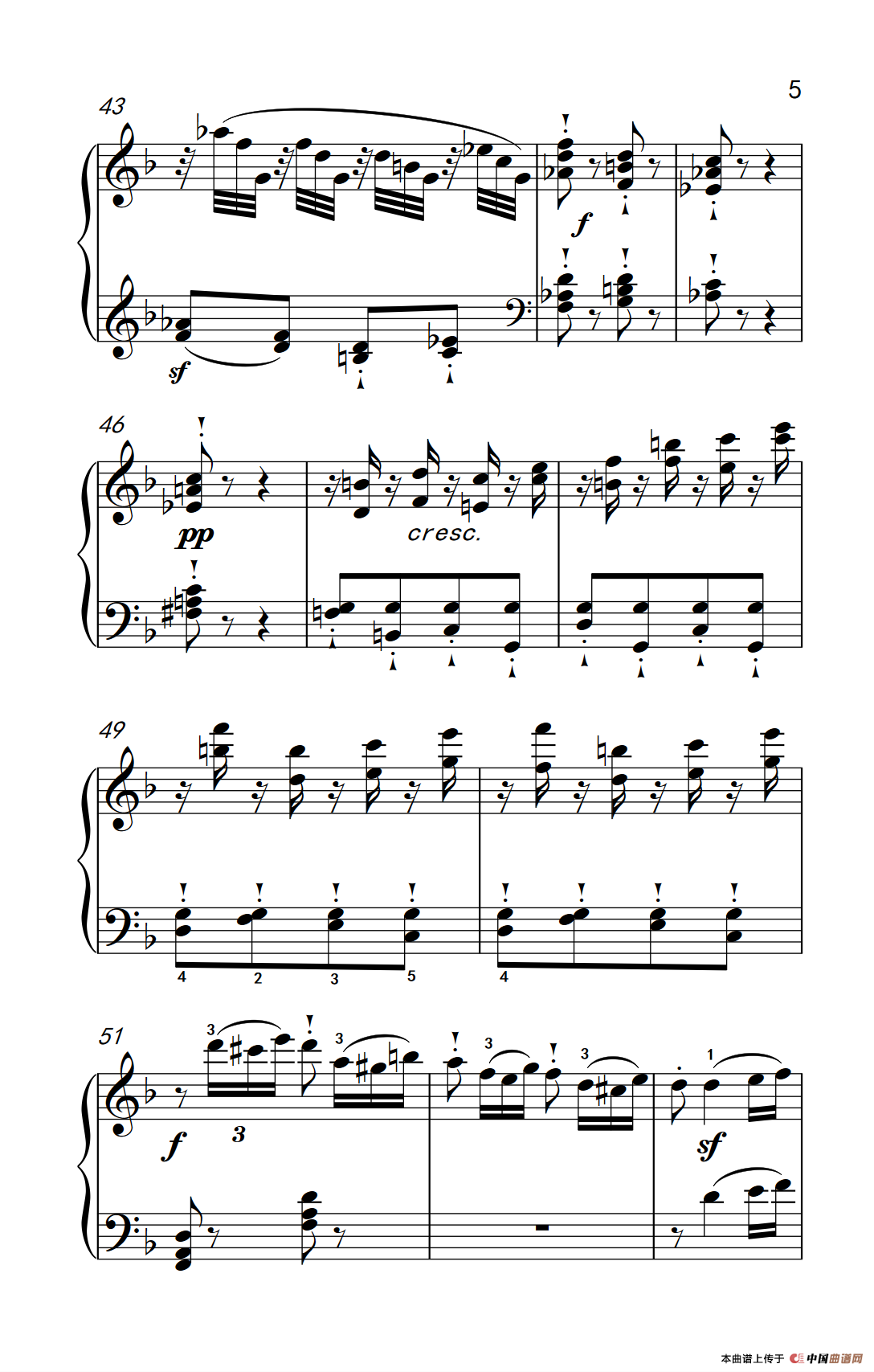 奏鸣曲 Opus 10 Nr.2 第一乐章（贝多芬奏鸣曲集 2）