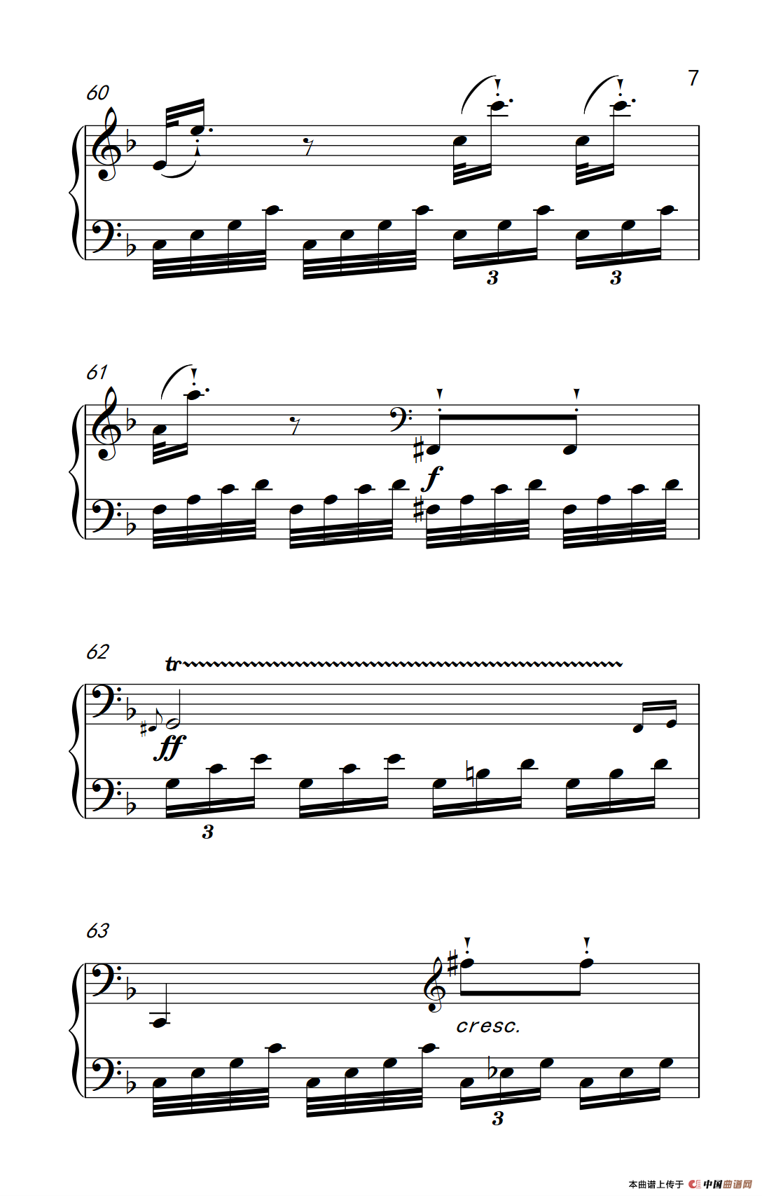 奏鸣曲 Opus 10 Nr.2 第一乐章（贝多芬奏鸣曲集 2）