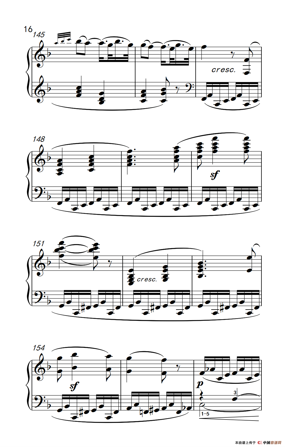 奏鸣曲 Opus 10 Nr.2 第一乐章（贝多芬奏鸣曲集 2）