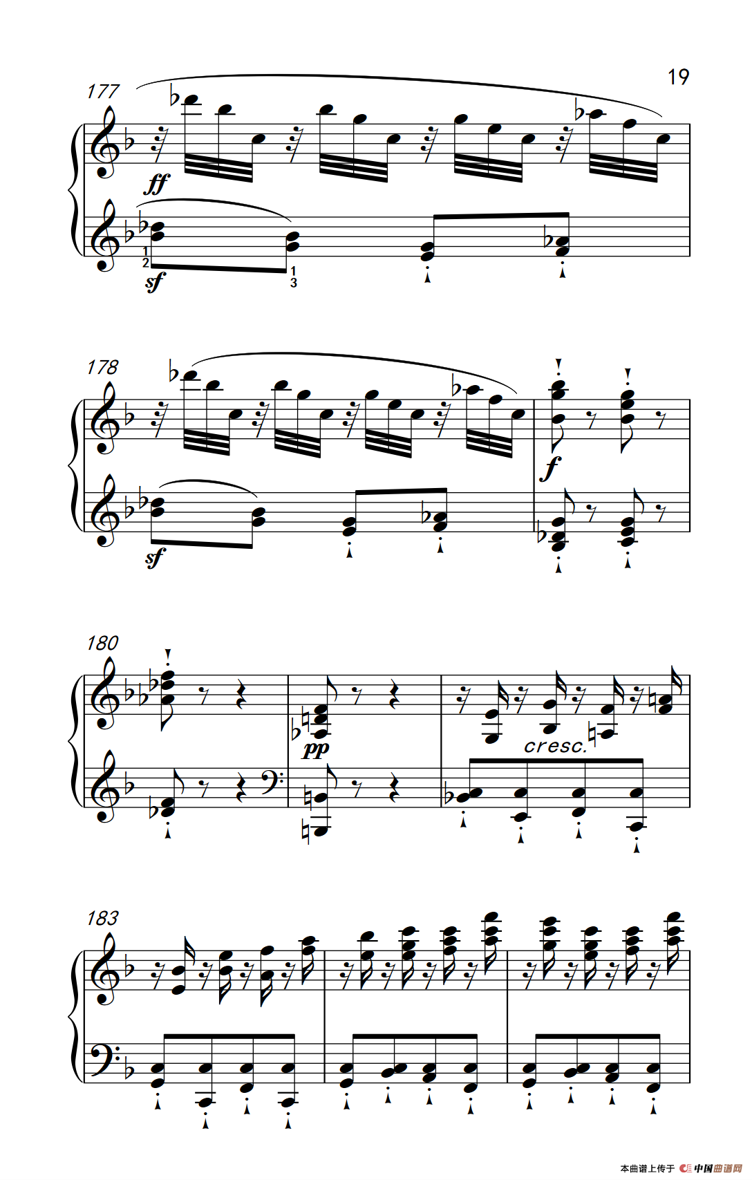 奏鸣曲 Opus 10 Nr.2 第一乐章（贝多芬奏鸣曲集 2）