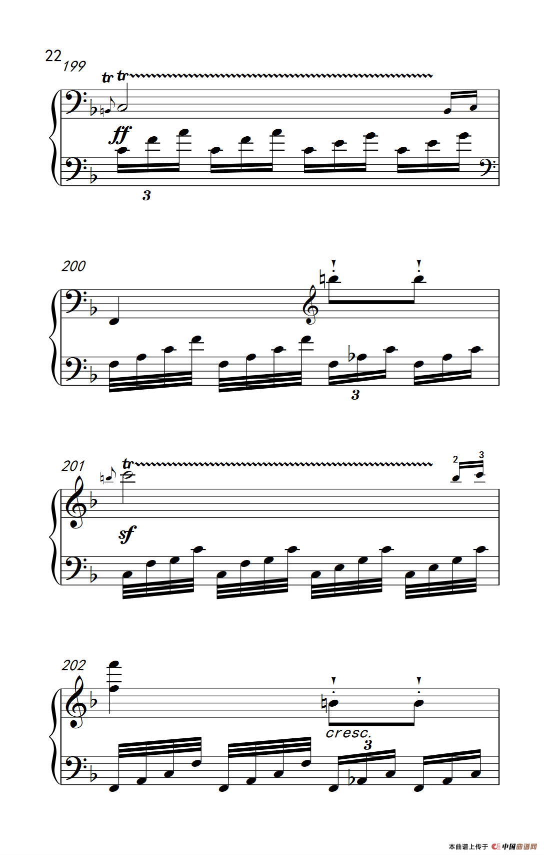 奏鸣曲 Opus 10 Nr.2 第一乐章（贝多芬奏鸣曲集 2）