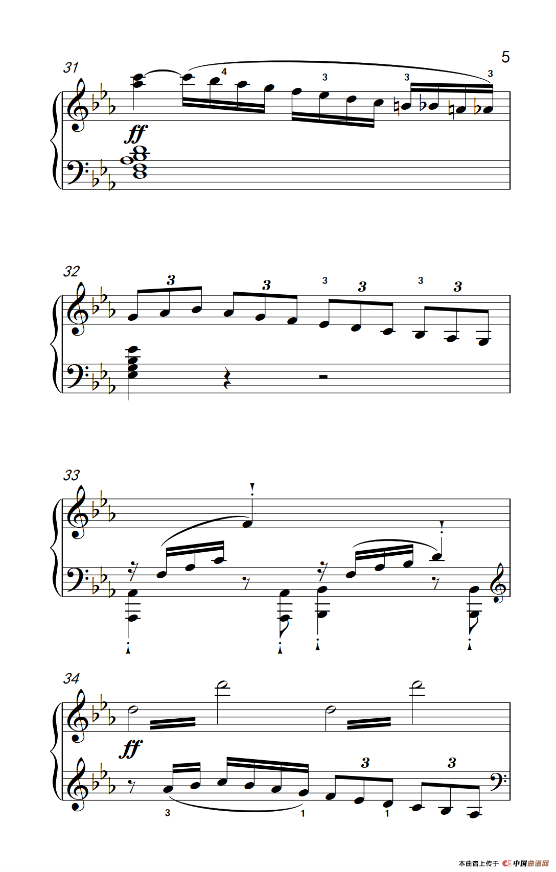 奏鸣曲 Opus 10 Nr.1 第三乐章（贝多芬奏鸣曲集 2）