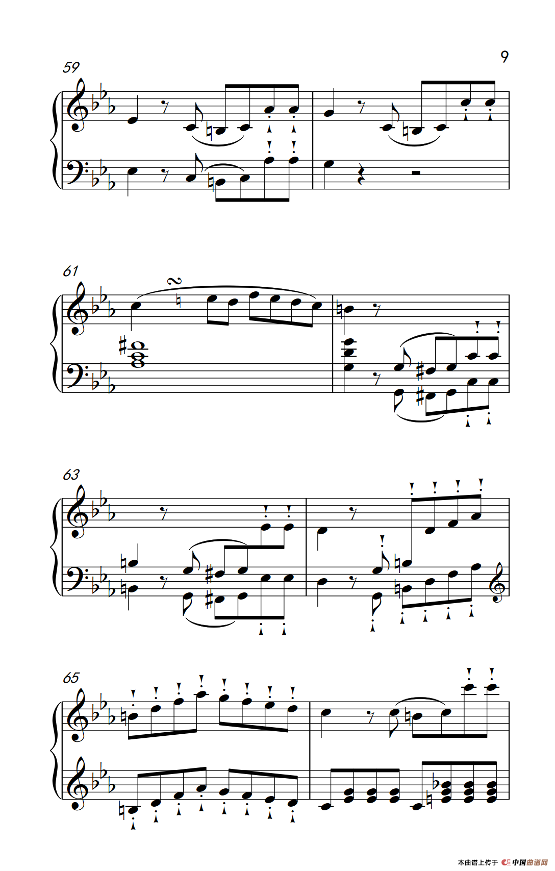 奏鸣曲 Opus 10 Nr.1 第三乐章（贝多芬奏鸣曲集 2）