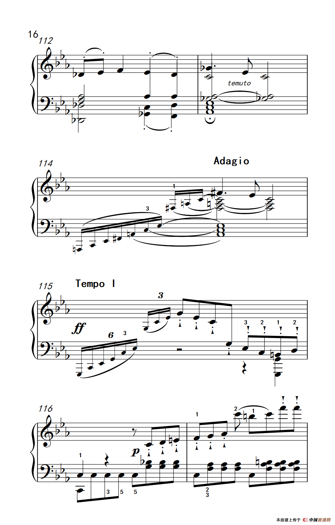 奏鸣曲 Opus 10 Nr.1 第三乐章（贝多芬奏鸣曲集 2）