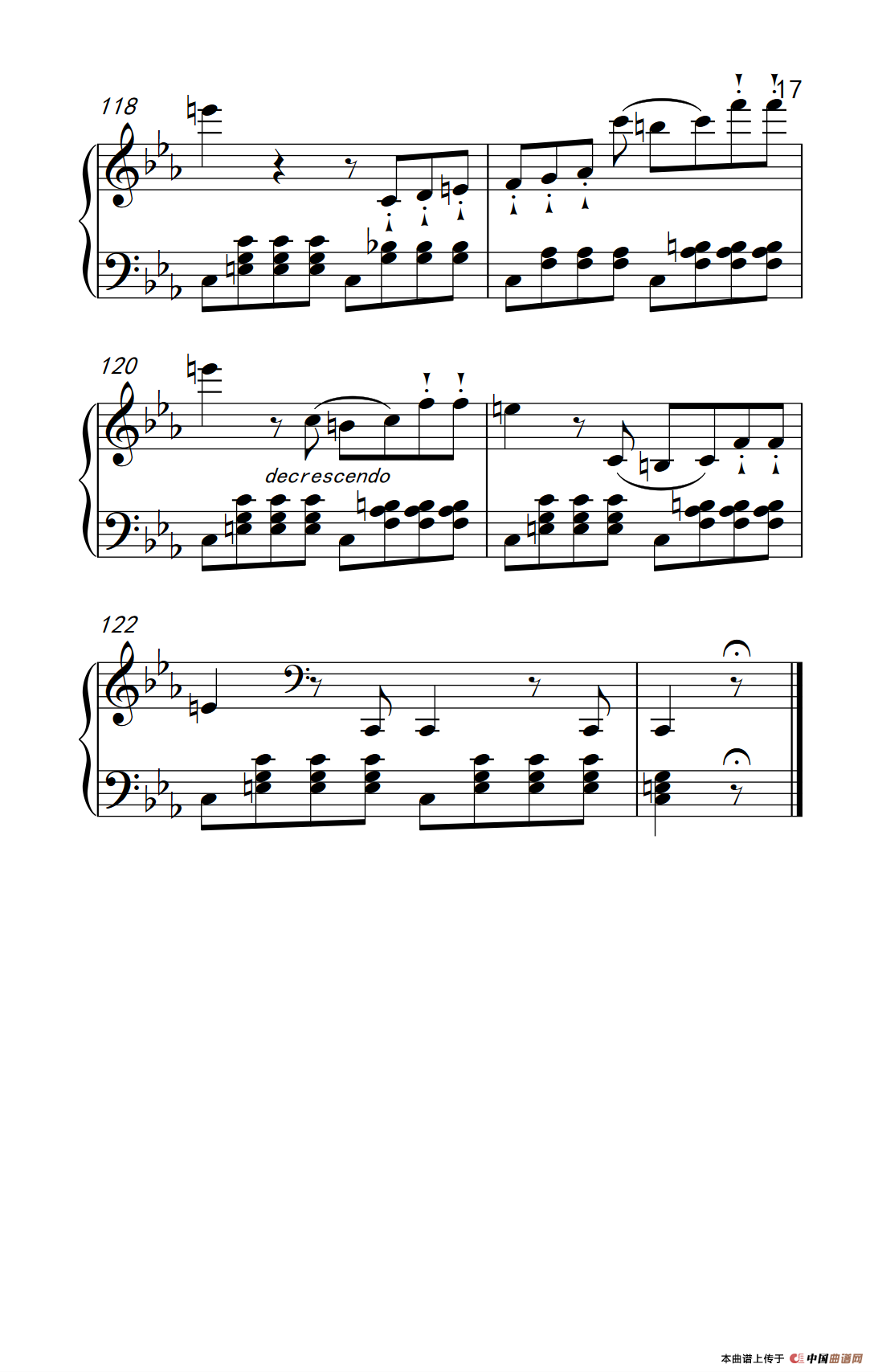 奏鸣曲 Opus 10 Nr.1 第三乐章（贝多芬奏鸣曲集 2）