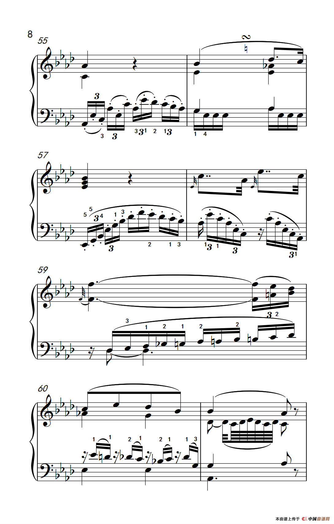 奏鸣曲 Opus 10 Nr.1 第二乐章（贝多芬奏鸣曲集 2）