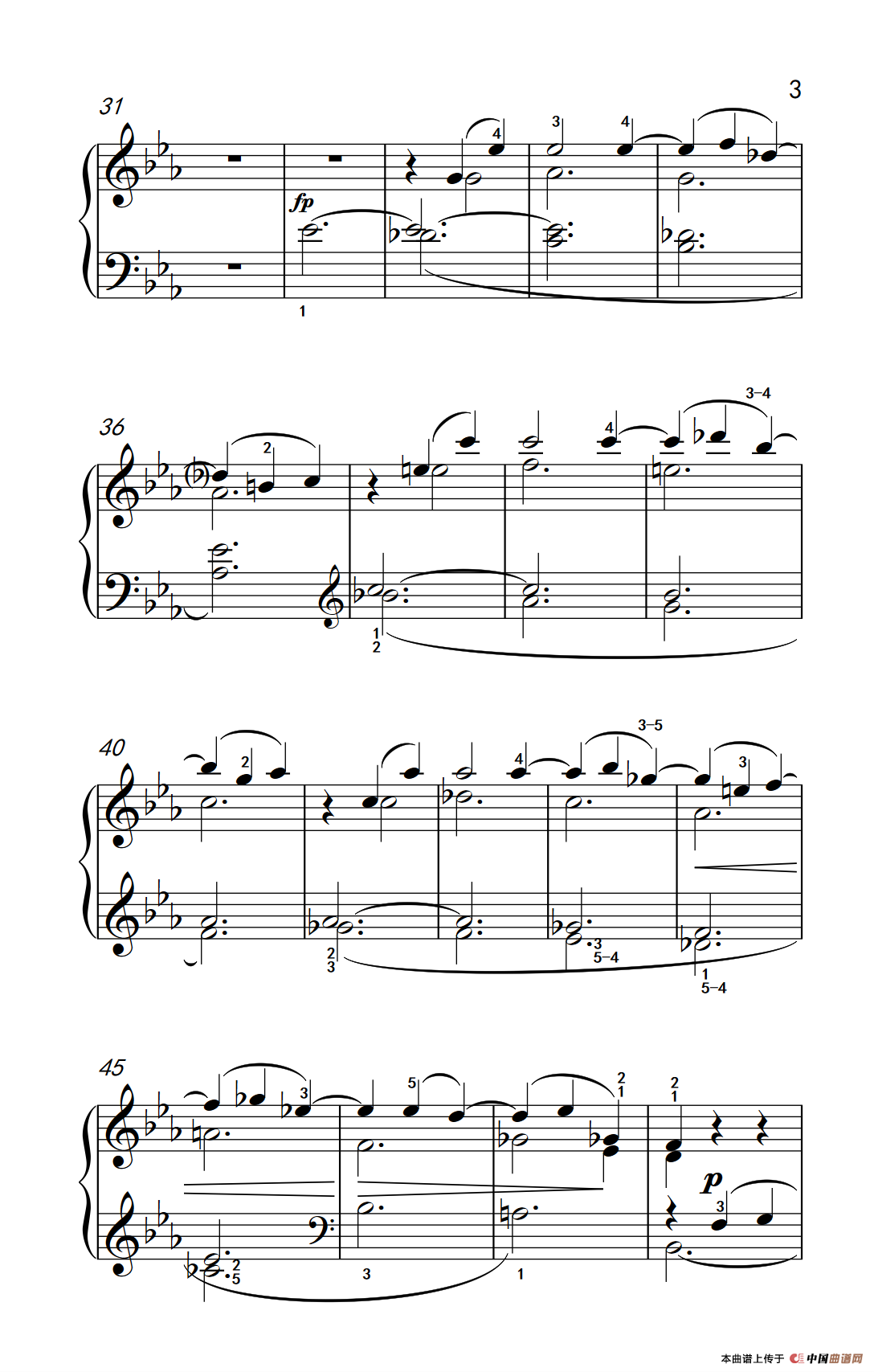 奏鸣曲 Opus 10 Nr.1 第一乐章（贝多芬奏鸣曲集 2）