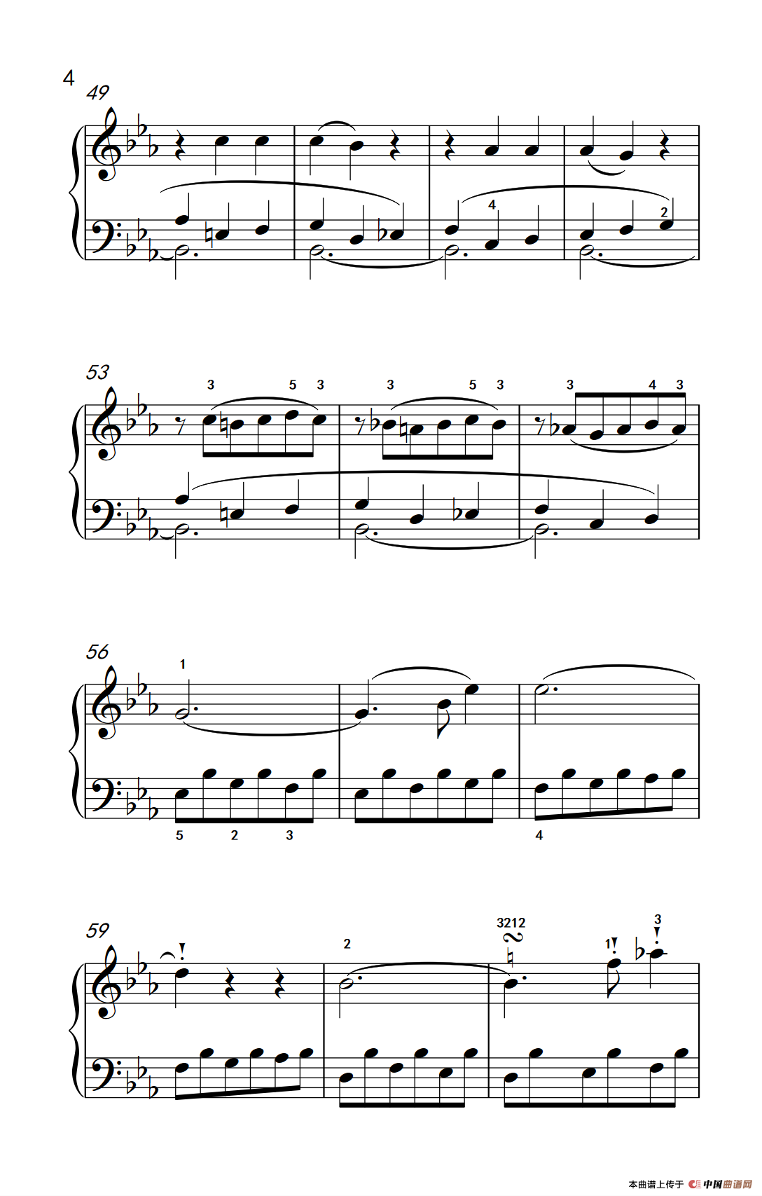 奏鸣曲 Opus 10 Nr.1 第一乐章（贝多芬奏鸣曲集 2）