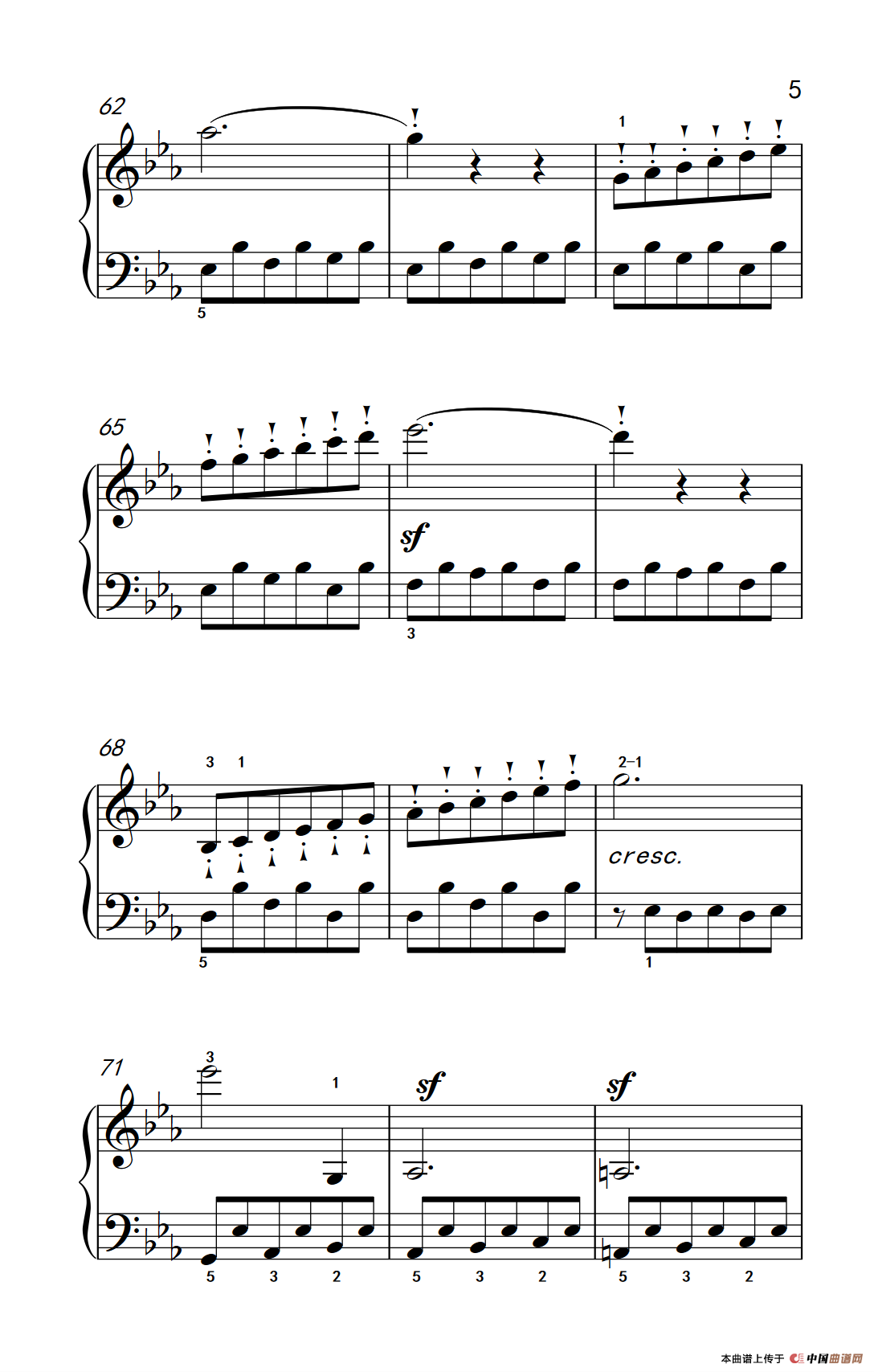 奏鸣曲 Opus 10 Nr.1 第一乐章（贝多芬奏鸣曲集 2）