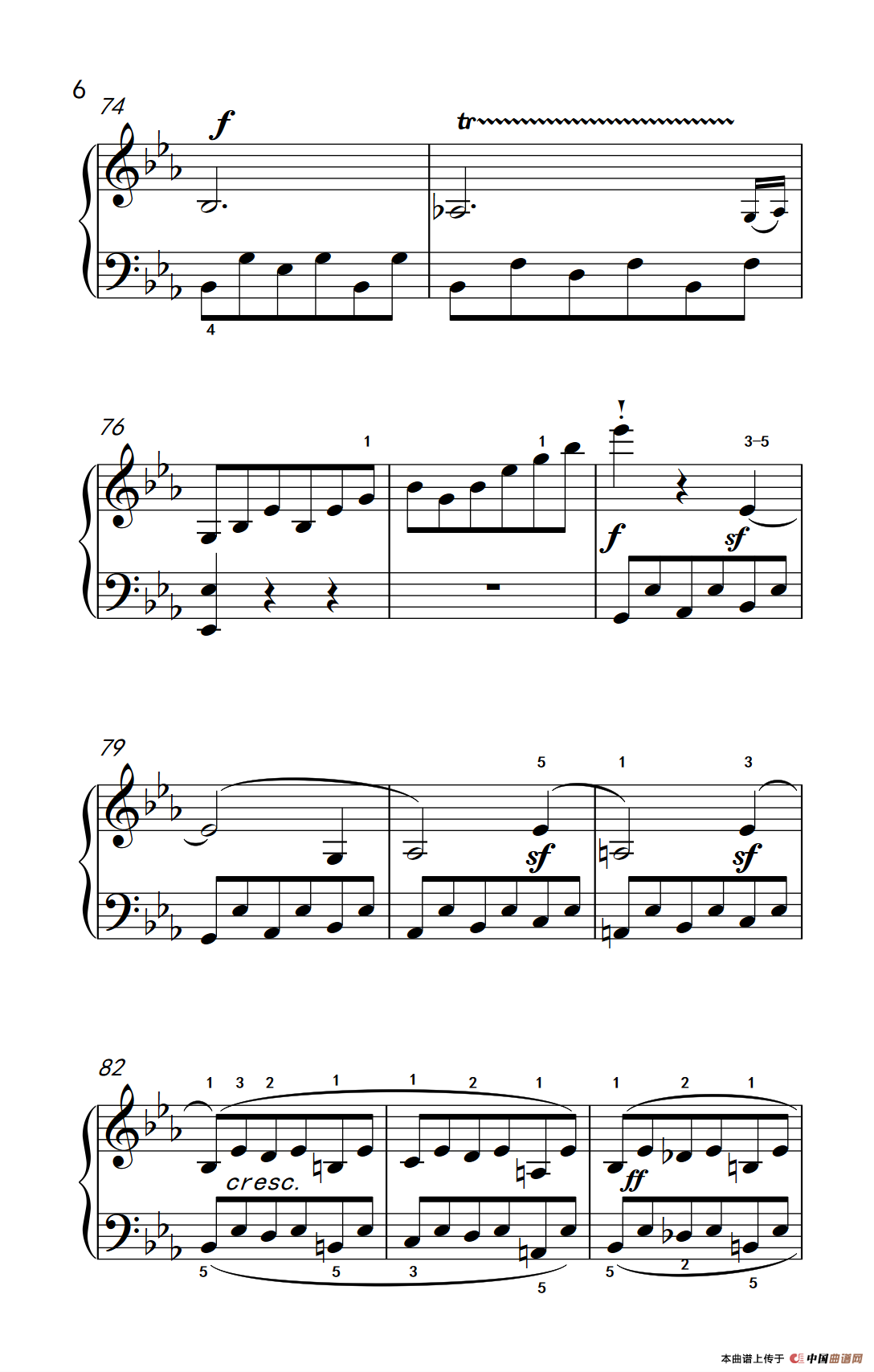 奏鸣曲 Opus 10 Nr.1 第一乐章（贝多芬奏鸣曲集 2）