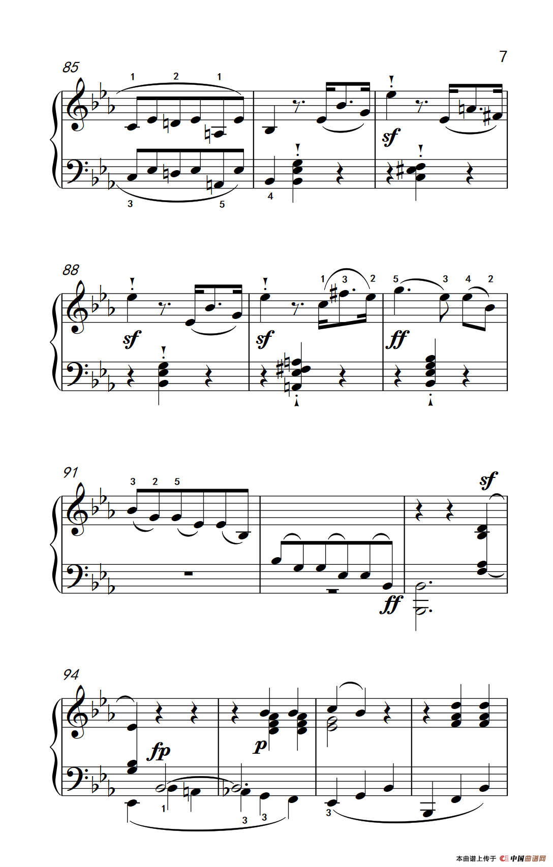 奏鸣曲 Opus 10 Nr.1 第一乐章（贝多芬奏鸣曲集 2）