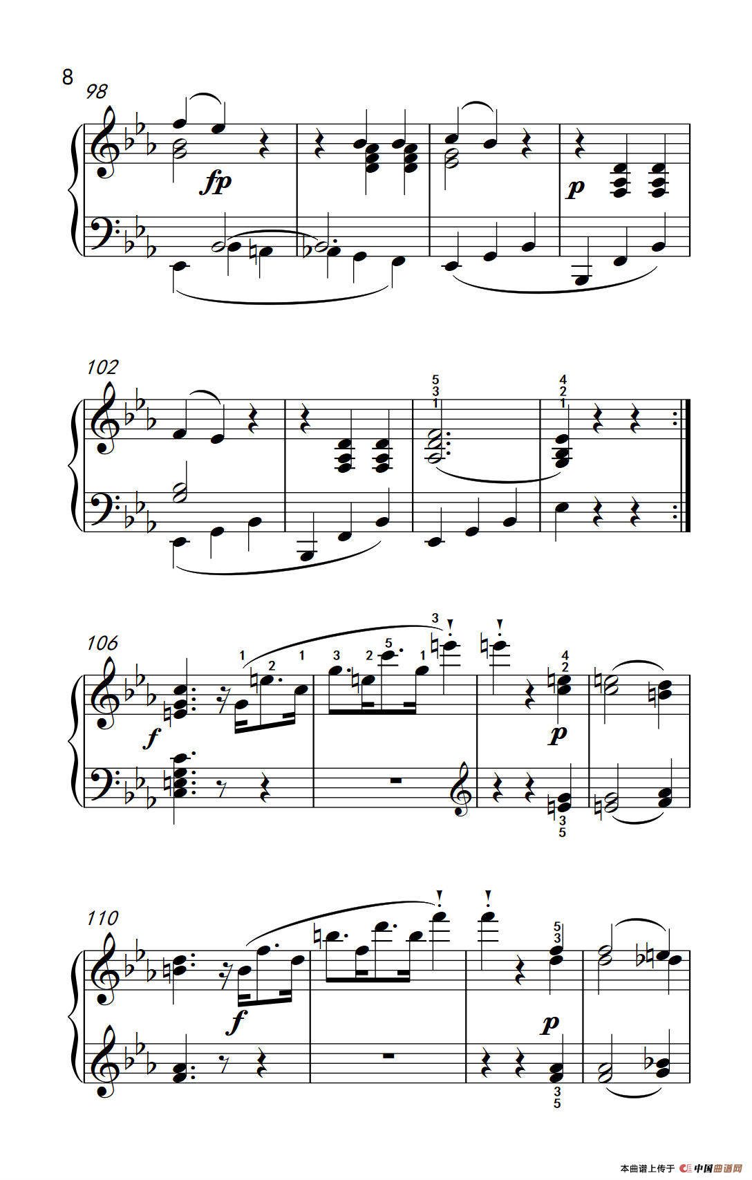 奏鸣曲 Opus 10 Nr.1 第一乐章（贝多芬奏鸣曲集 2）