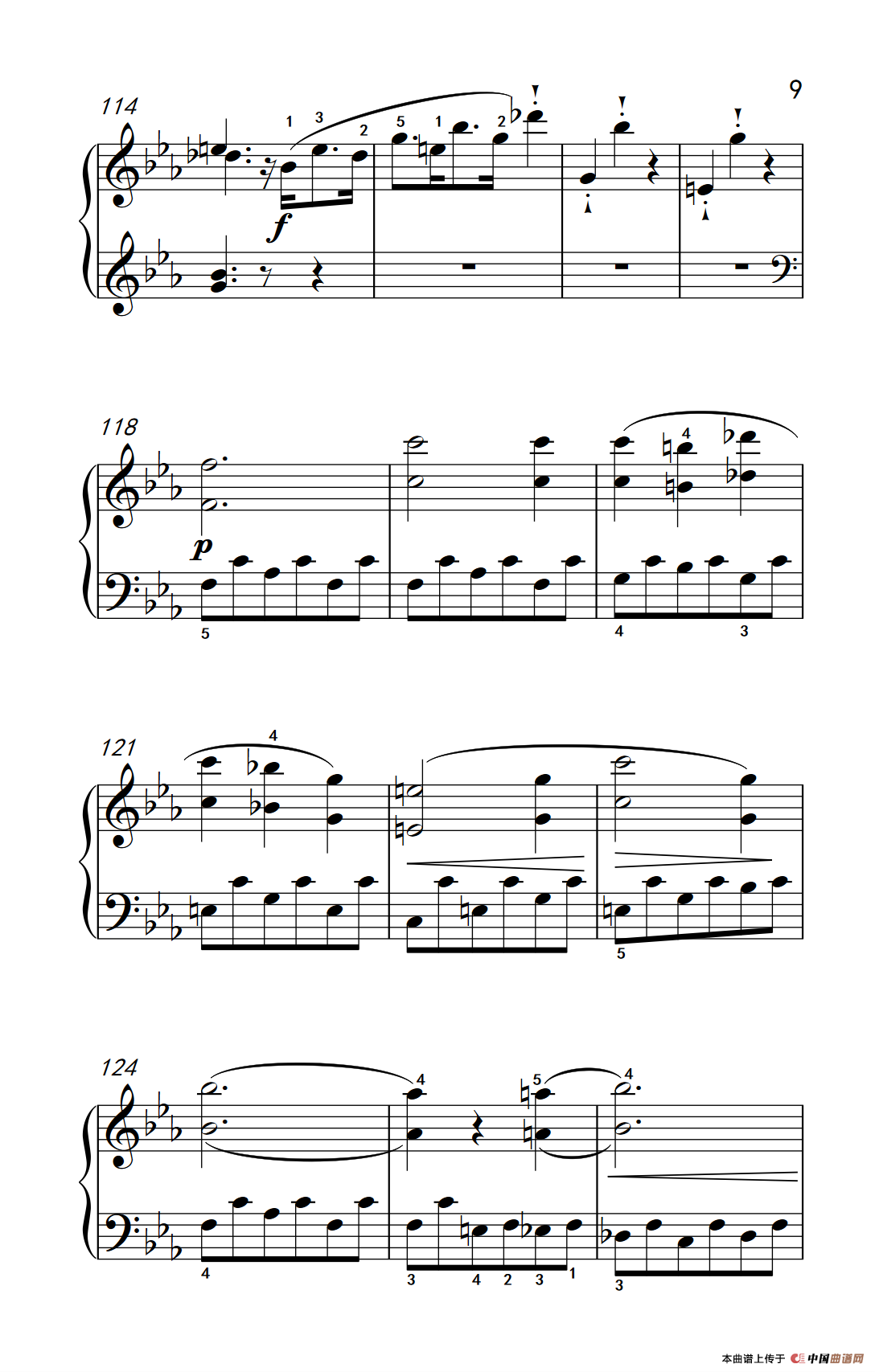 奏鸣曲 Opus 10 Nr.1 第一乐章（贝多芬奏鸣曲集 2）