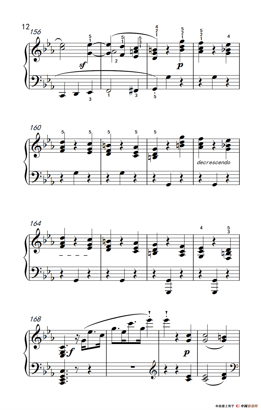 奏鸣曲 Opus 10 Nr.1 第一乐章（贝多芬奏鸣曲集 2）