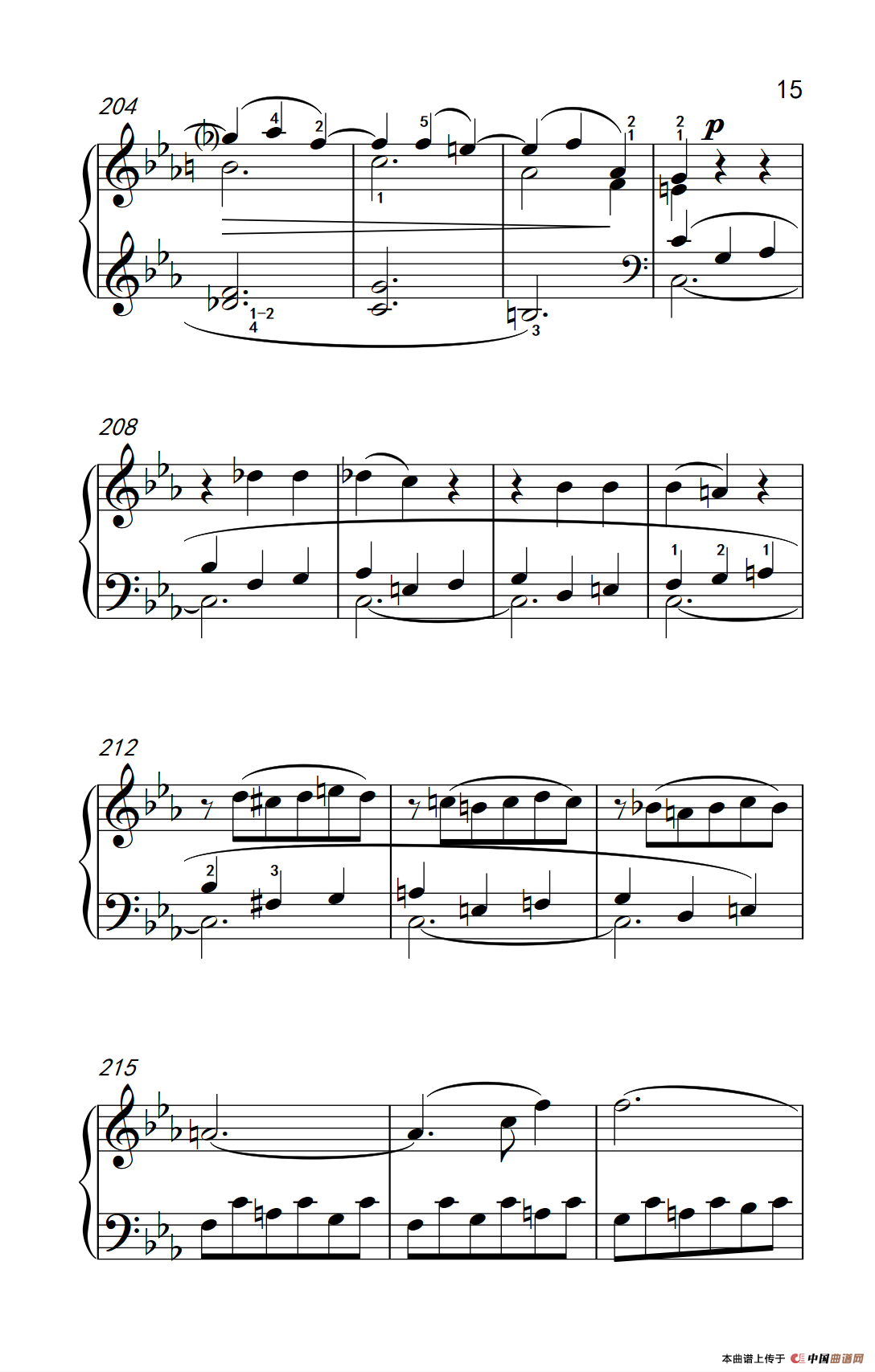 奏鸣曲 Opus 10 Nr.1 第一乐章（贝多芬奏鸣曲集 2）