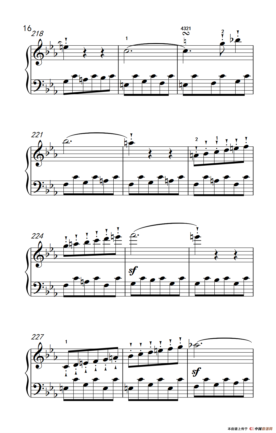 奏鸣曲 Opus 10 Nr.1 第一乐章（贝多芬奏鸣曲集 2）