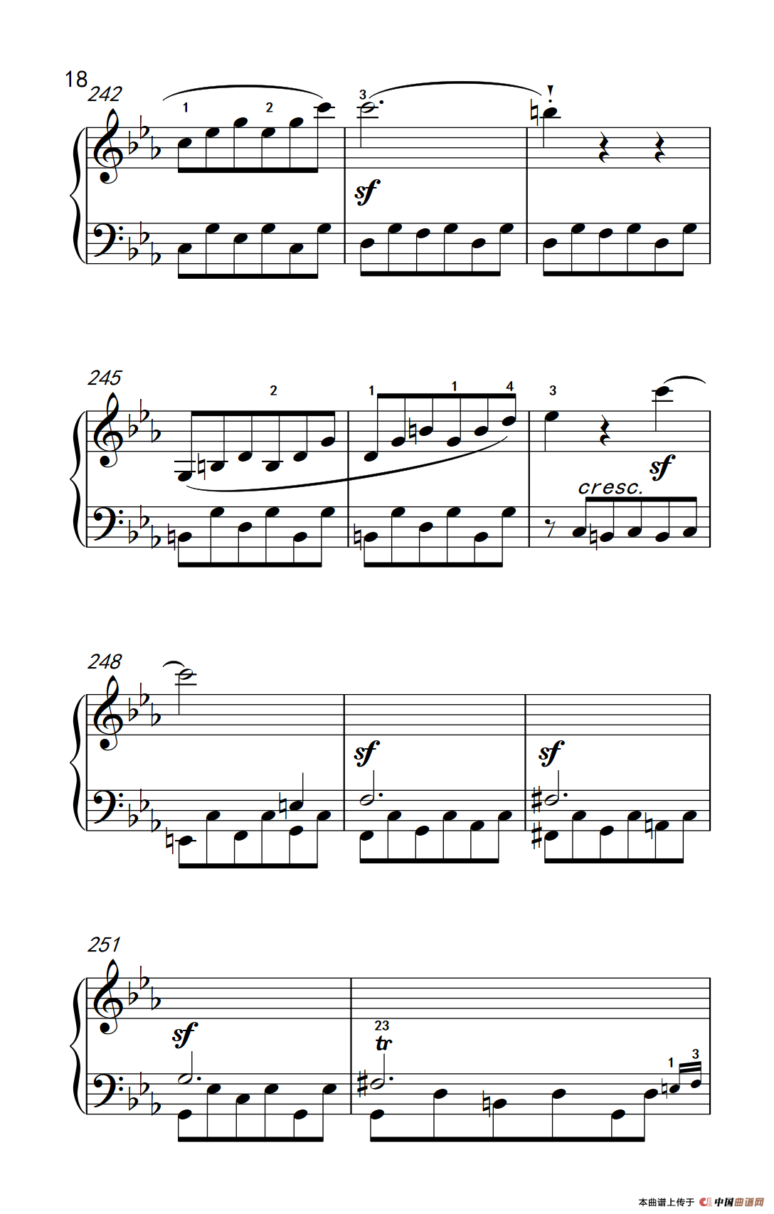 奏鸣曲 Opus 10 Nr.1 第一乐章（贝多芬奏鸣曲集 2）