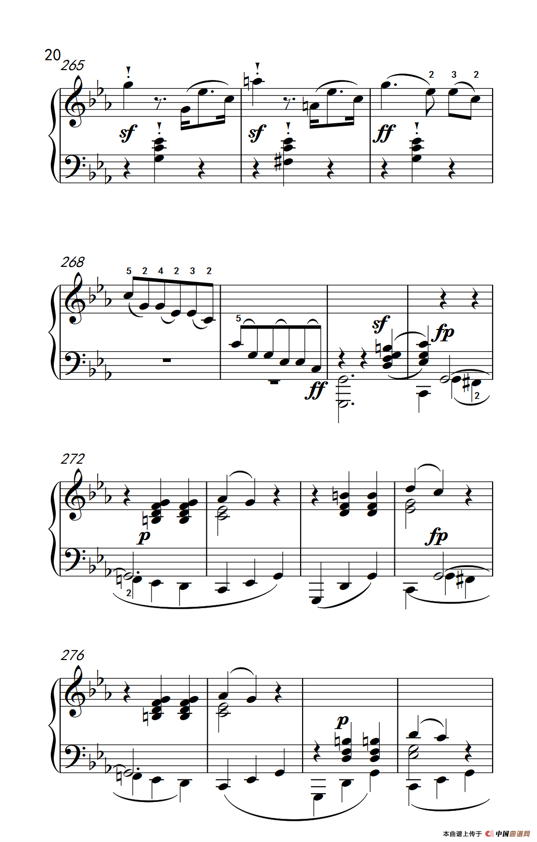 奏鸣曲 Opus 10 Nr.1 第一乐章（贝多芬奏鸣曲集 2）