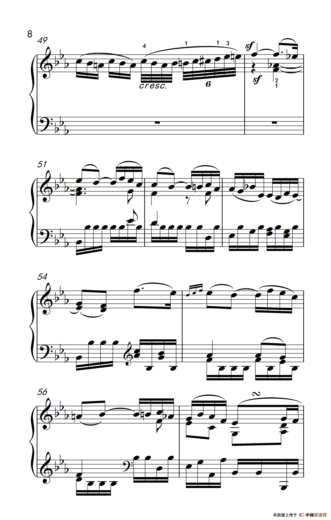 奏鸣曲 Opus 7 第四乐章（贝多芬奏鸣曲集 2）