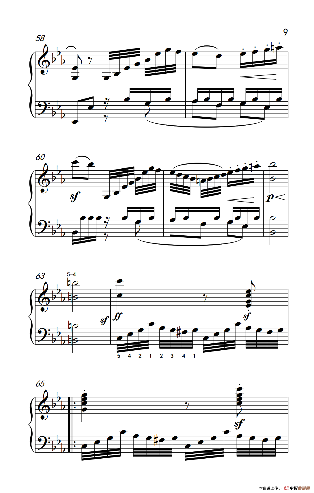 奏鸣曲 Opus 7 第四乐章（贝多芬奏鸣曲集 2）