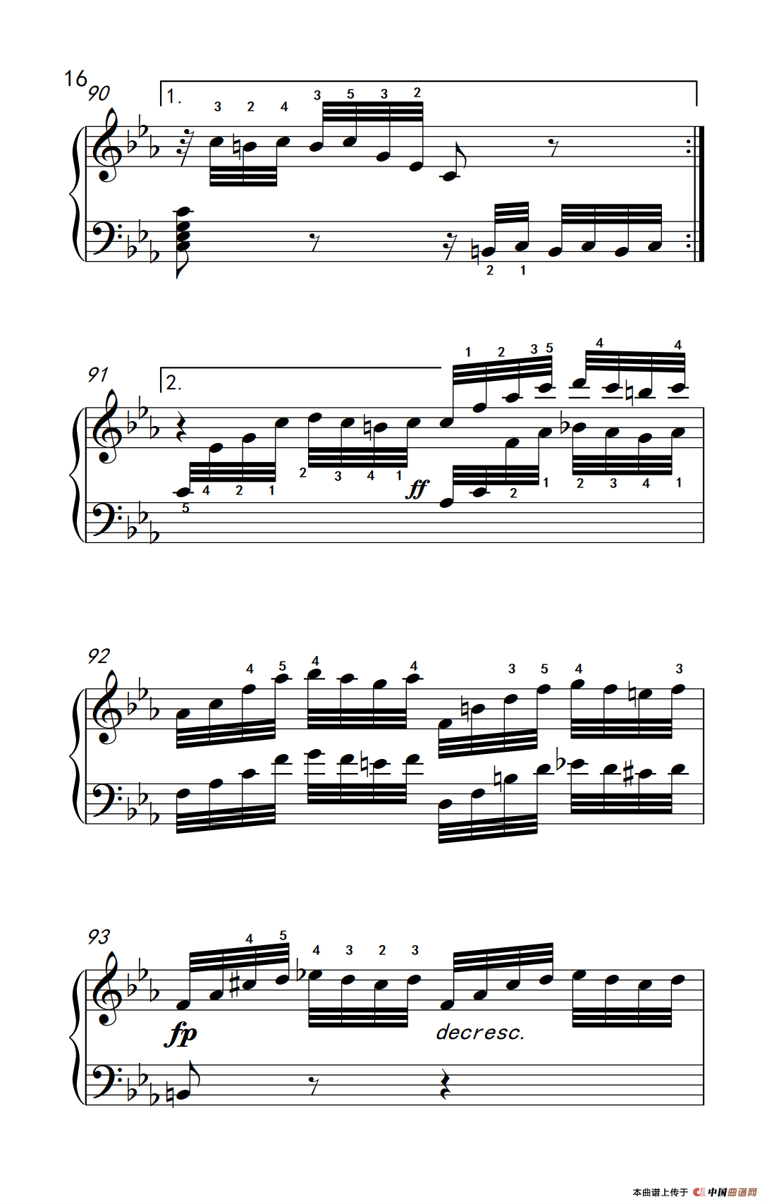 奏鸣曲 Opus 7 第四乐章（贝多芬奏鸣曲集 2）