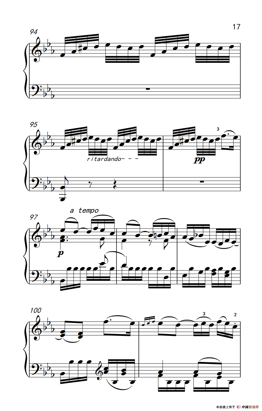 奏鸣曲 Opus 7 第四乐章（贝多芬奏鸣曲集 2）