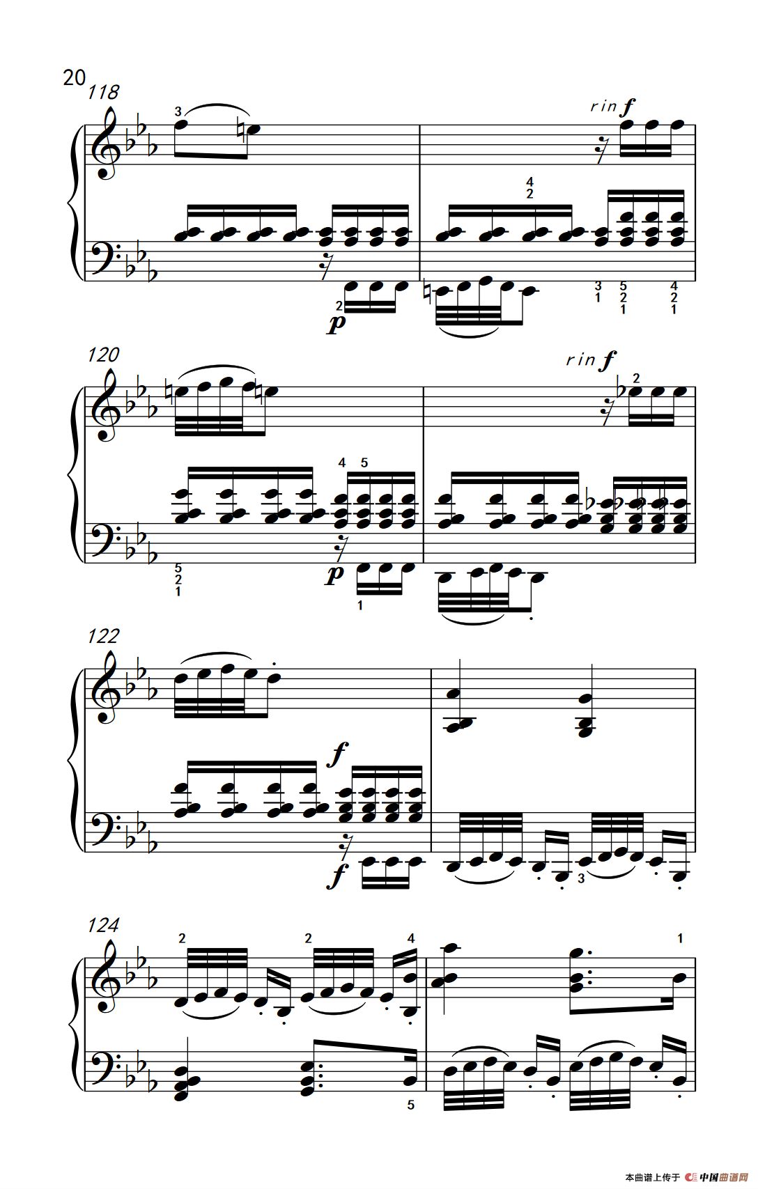 奏鸣曲 Opus 7 第四乐章（贝多芬奏鸣曲集 2）