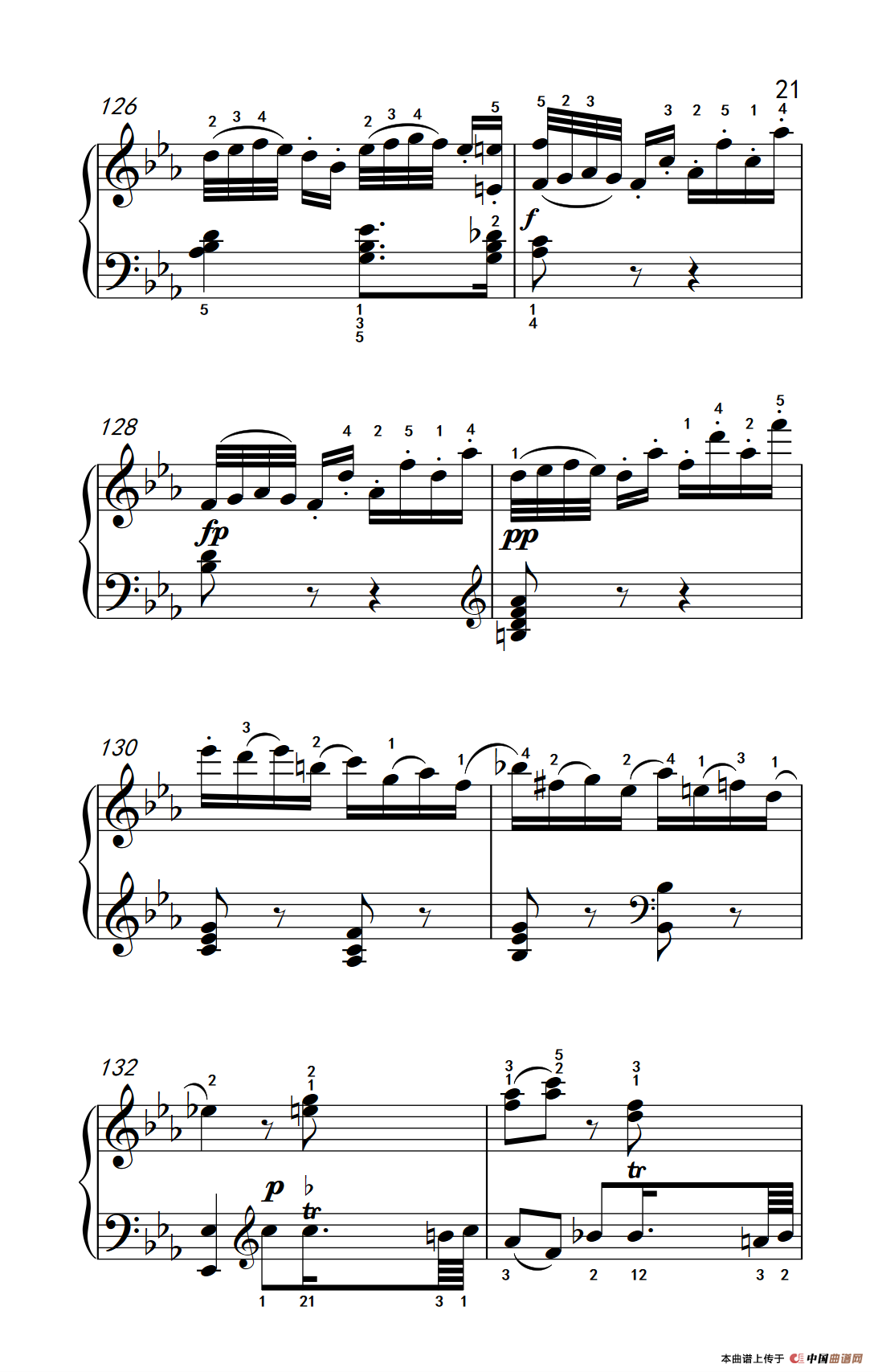 奏鸣曲 Opus 7 第四乐章（贝多芬奏鸣曲集 2）