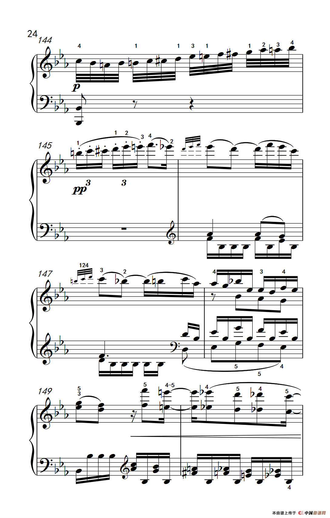 奏鸣曲 Opus 7 第四乐章（贝多芬奏鸣曲集 2）