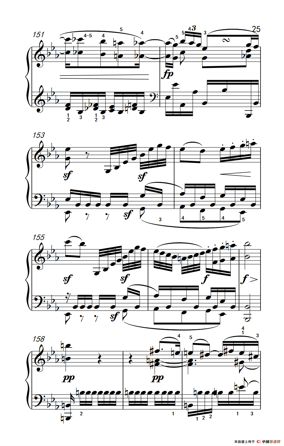 奏鸣曲 Opus 7 第四乐章（贝多芬奏鸣曲集 2）