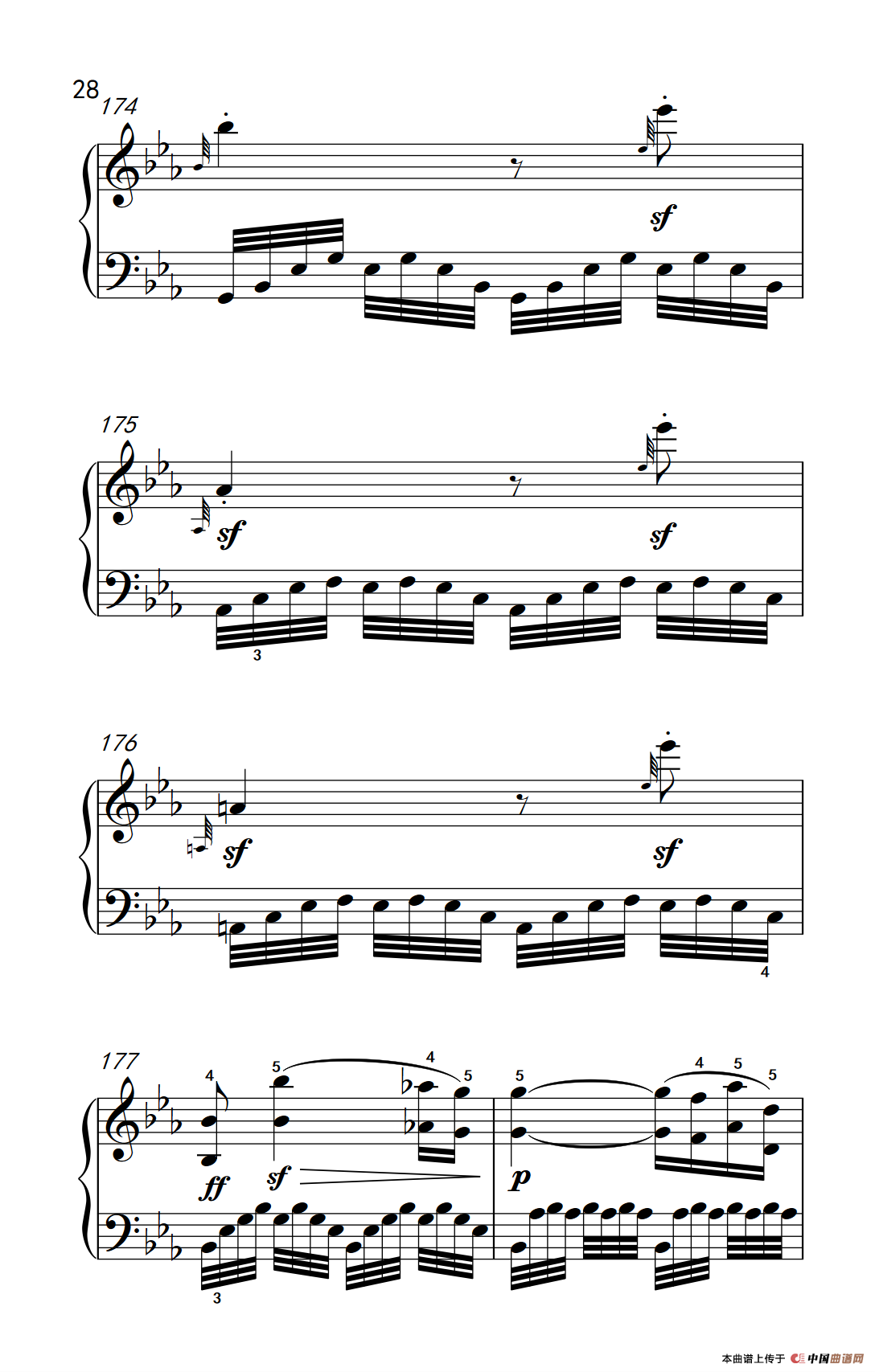 奏鸣曲 Opus 7 第四乐章（贝多芬奏鸣曲集 2）