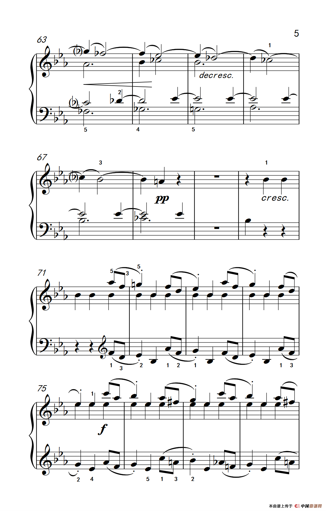 奏鸣曲 Opus 7 第三乐章（贝多芬奏鸣曲集 2）