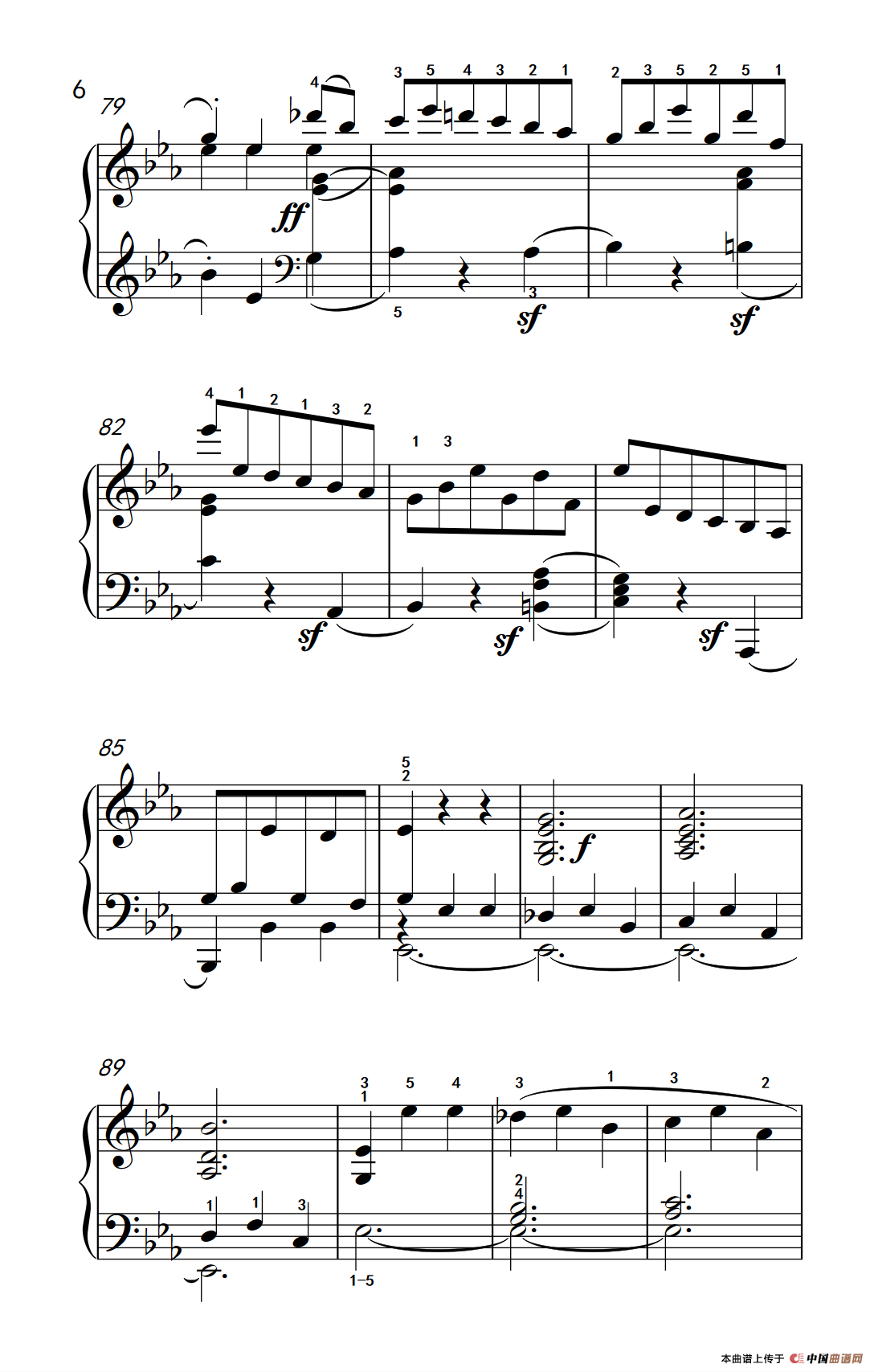 奏鸣曲 Opus 7 第三乐章（贝多芬奏鸣曲集 2）