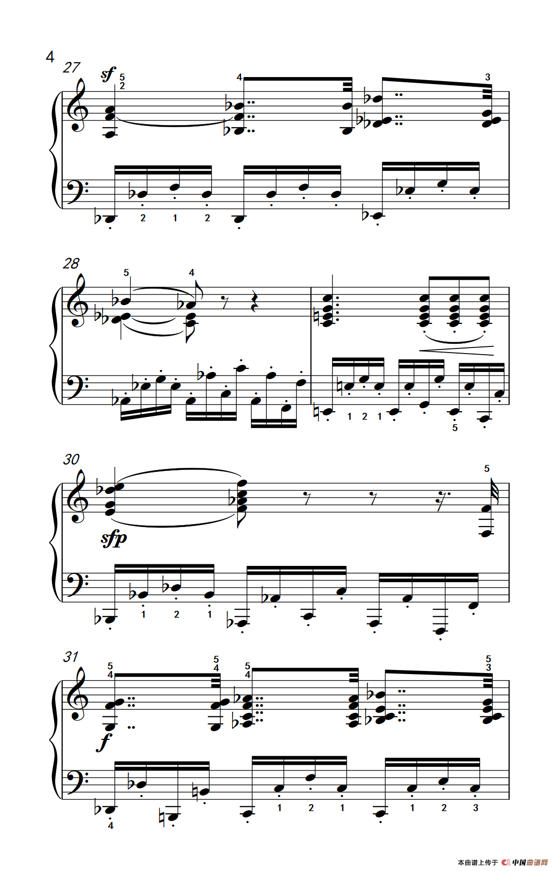 奏鸣曲 Opus 7 第二乐章（贝多芬奏鸣曲集 2）