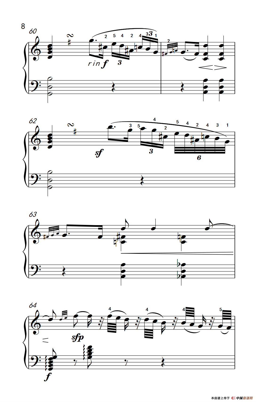 奏鸣曲 Opus 7 第二乐章（贝多芬奏鸣曲集 2）