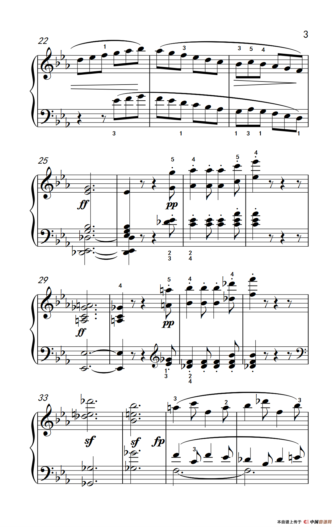 奏鸣曲 Opus 7 第一乐章（贝多芬奏鸣曲集 2）